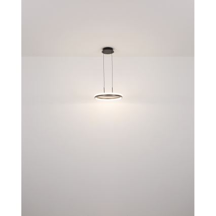 Globo - LED-kattokruunu johdossa LED/40W/230V 3000/4000/6000K halkaisija 39,7 cm ruskea