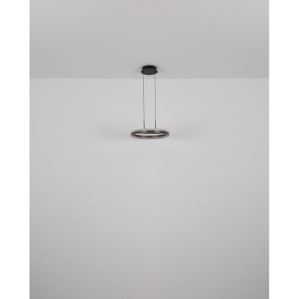 Globo - LED-kattokruunu johdossa LED/40W/230V 3000/4000/6000K halkaisija 39,7 cm ruskea