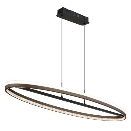 Globo - LED-kattokruunu johdossa LED/60W/230V 3000/4000/6000K ruskea