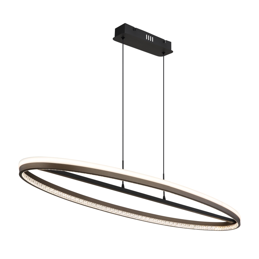 Globo - LED-kattokruunu johdossa LED/60W/230V 3000/4000/6000K ruskea