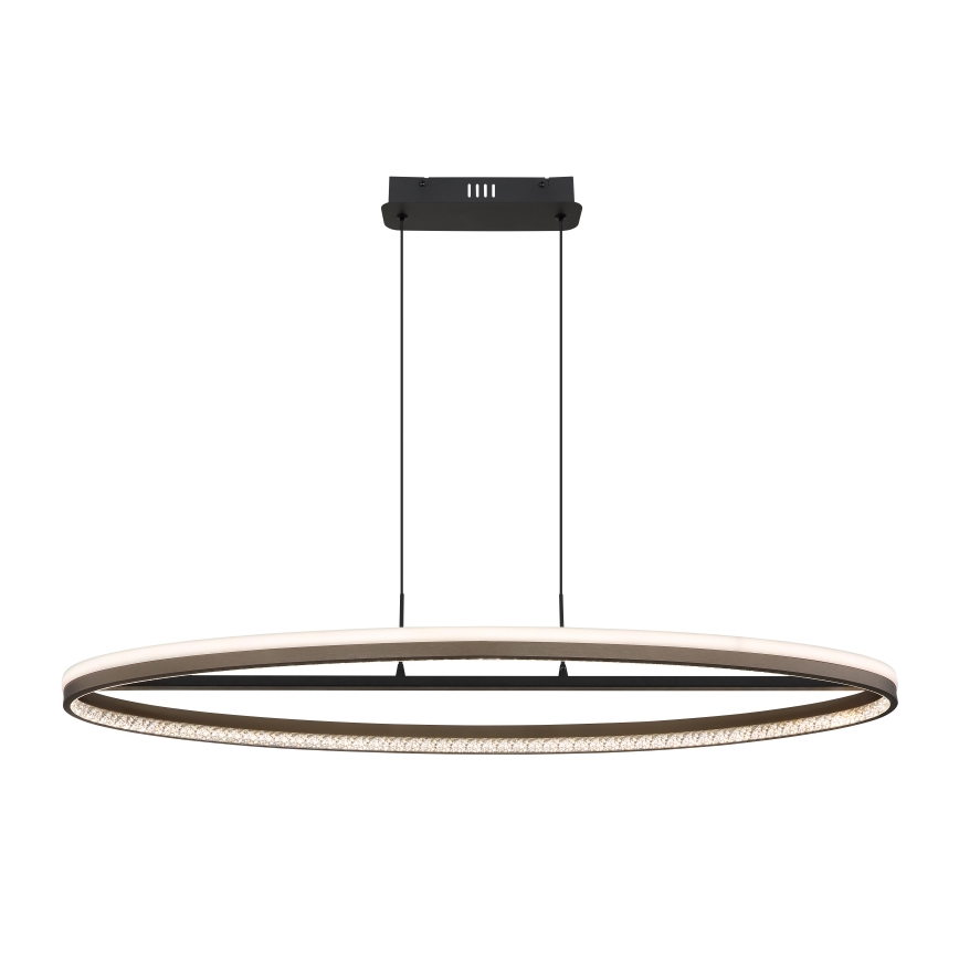 Globo - LED-kattokruunu johdossa LED/60W/230V 3000/4000/6000K ruskea