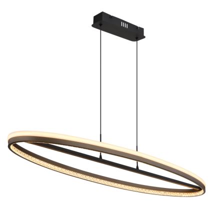 Globo - LED-kattokruunu johdossa LED/60W/230V 3000/4000/6000K ruskea