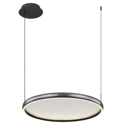 Globo - Himmennettävä LED-kattokruunu johdossa LED/36W/230V 2700-6000K musta + kauko-ohjaus