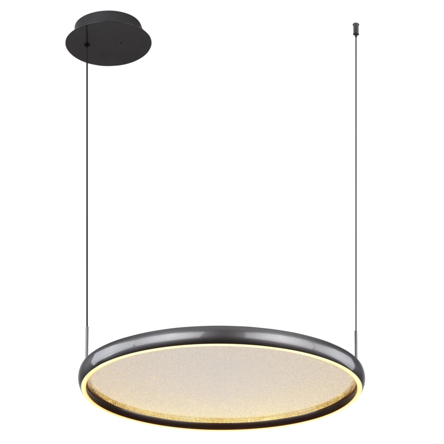 Globo - Himmennettävä LED-kattokruunu johdossa LED/36W/230V 2700-6000K musta + kauko-ohjaus