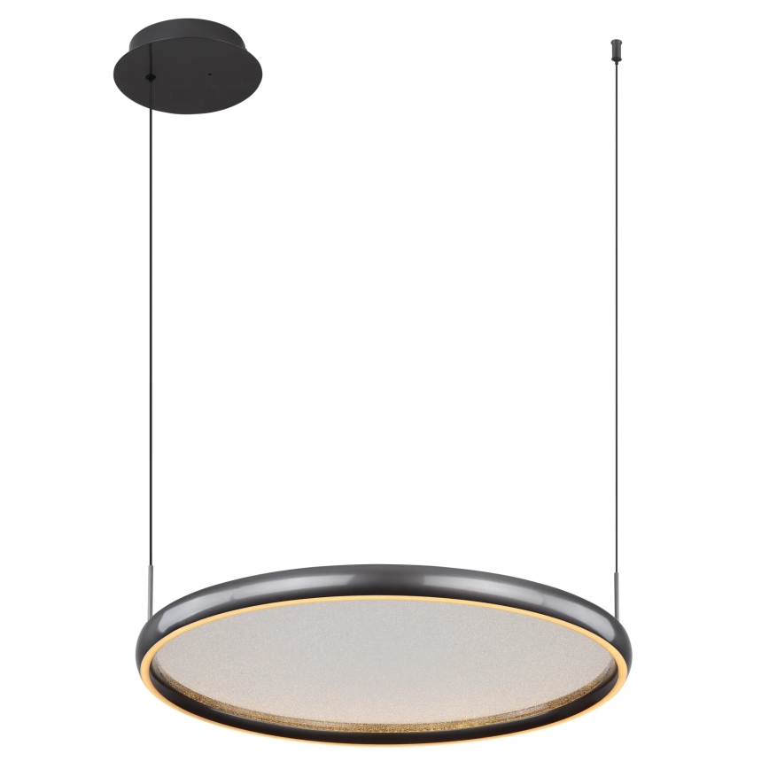 Globo - Himmennettävä LED-kattokruunu johdossa LED/36W/230V 2700-6000K musta + kauko-ohjaus