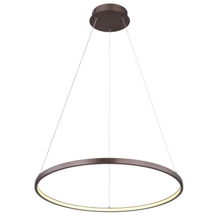 Globo - LED-kattokruunu johdossa LED/29W/230V ruskea