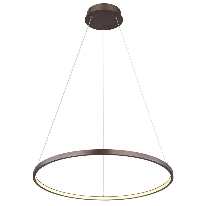 Globo - LED-kattokruunu johdossa LED/29W/230V ruskea