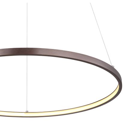 Globo - LED-kattokruunu johdossa LED/29W/230V ruskea