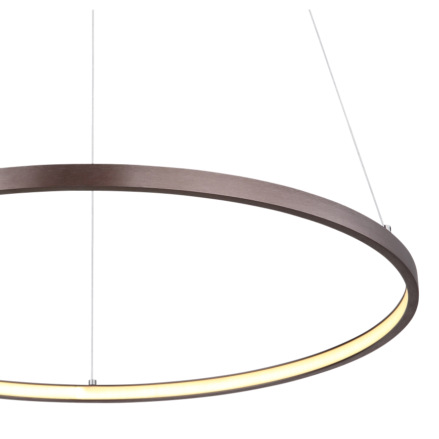 Globo - LED-kattokruunu johdossa LED/29W/230V ruskea