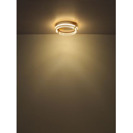 Globo - LED Himmennettävä kristallikattovalaisin LED/36W/230V 2700K-6000K + kauko-ohjaus