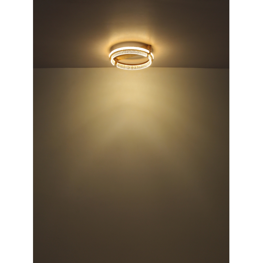 Globo - LED Himmennettävä kristallikattovalaisin LED/36W/230V 2700K-6000K + kauko-ohjaus