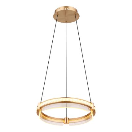 Globo - LED Himmennettävä kristalli kattokruunu johdossa LED/36W/230V 2700K-6000K + kauko-ohjaus