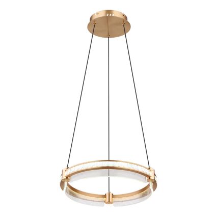 Globo - LED Himmennettävä kristalli kattokruunu johdossa LED/36W/230V 2700K-6000K + kauko-ohjaus