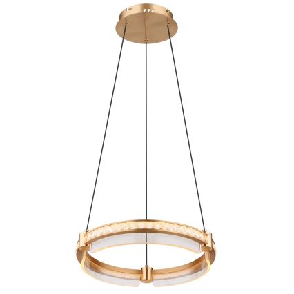 Globo - LED Himmennettävä kristalli kattokruunu johdossa LED/36W/230V 2700K-6000K + kauko-ohjaus