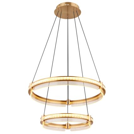 Globo - LED Himmennettävä kristalli kattokruunu johdossa LED/78W/230V 2700K-6000K + kauko-ohjaus