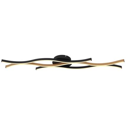 Globo - Kiinteä LED-kattokruunu LED/35W/230V musta/ruskea