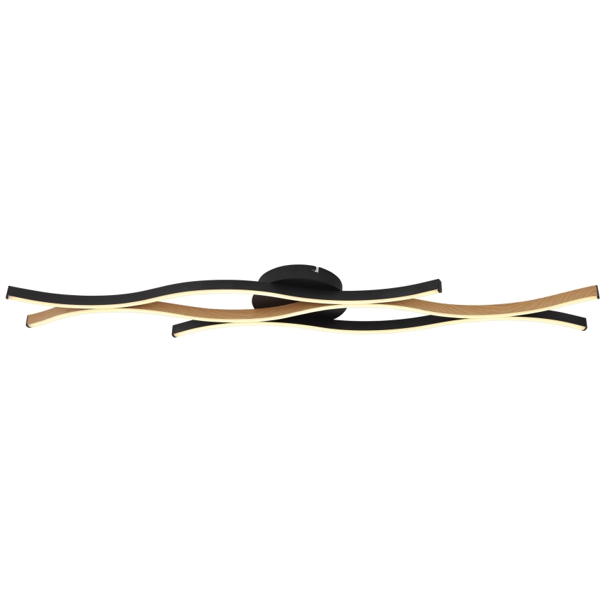 Globo - Kiinteä LED-kattokruunu LED/35W/230V musta/ruskea