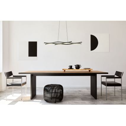 Globo - LED-kattokruunu johdossa LED/35W/230V musta