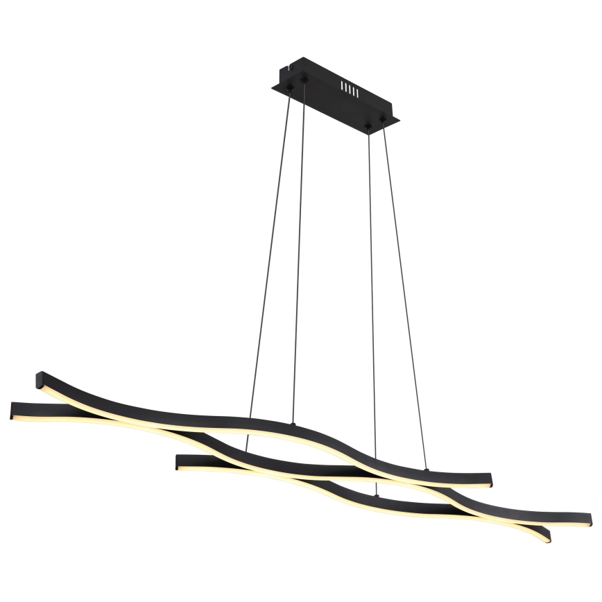 Globo - LED-kattokruunu johdossa LED/35W/230V musta