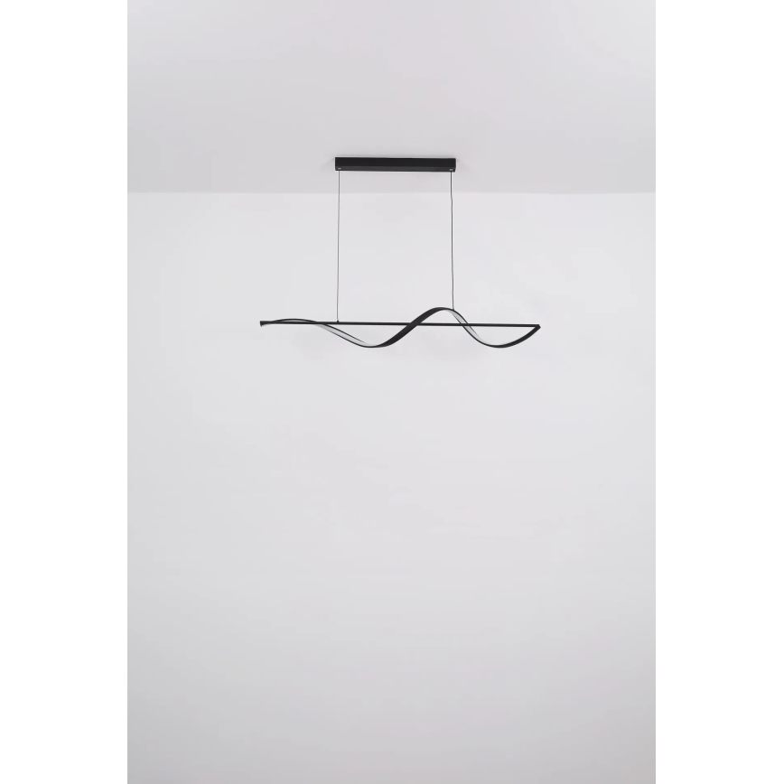 Globo - LED-kattokruunu johdossa LED/24W/230V 3000K musta