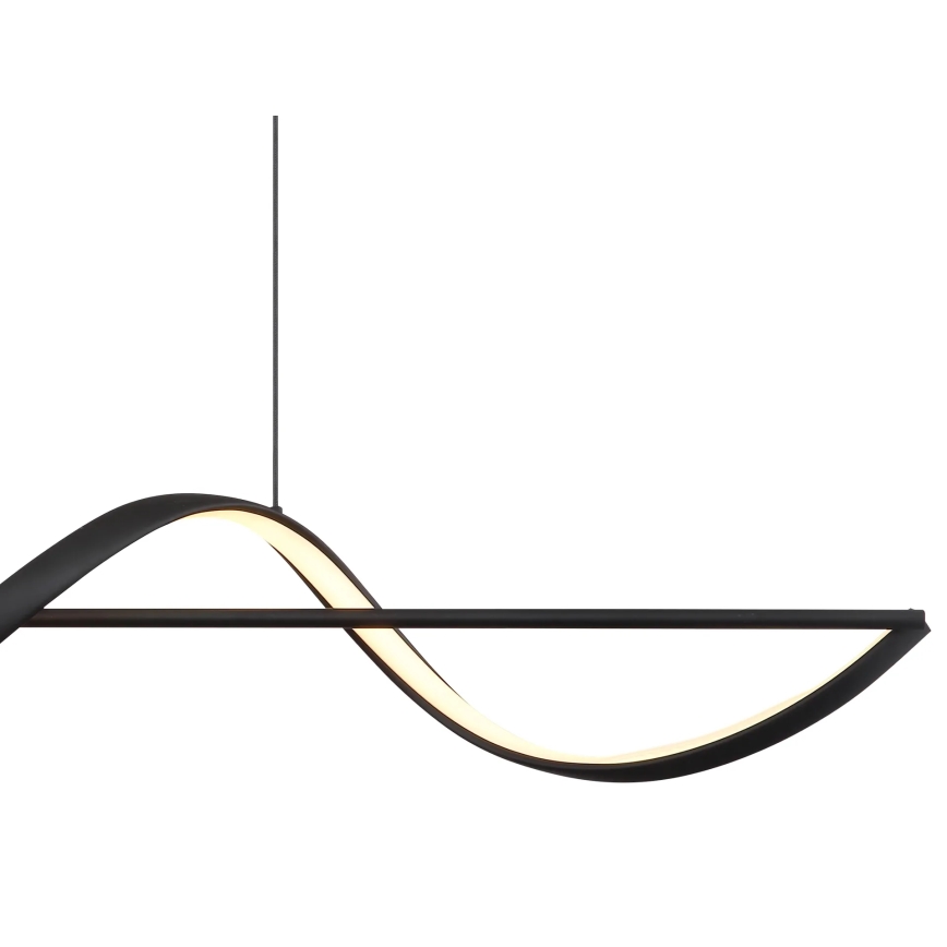 Globo - LED-kattokruunu johdossa LED/24W/230V 3000K musta
