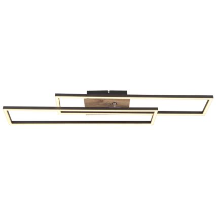 Globo - LED-kattovalaisin LED/30W/230V 3000K 60x80 cm musta
