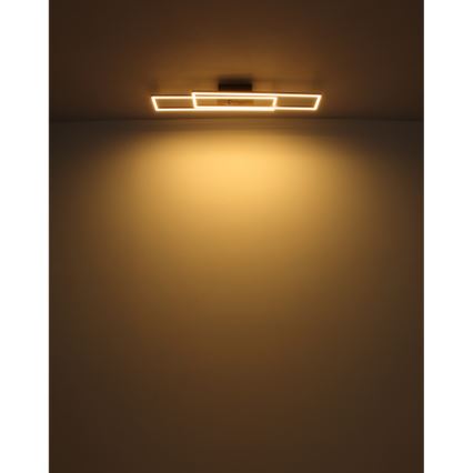 Globo - LED-kattovalaisin LED/30W/230V 3000K 60x80 cm musta