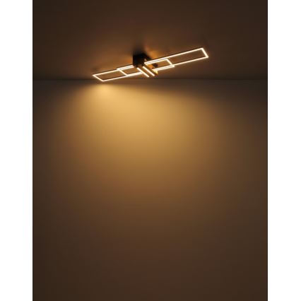 Globo - LED-kattovalaisin LED/40W/230V 3000K 25x100 cm musta