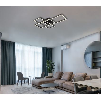 Globo - Himmennettävä LED-kattovalaisin LED/40W/230V 2700-6500K 51x74 cm Wi-Fi Tuya + kauko-ohjaus