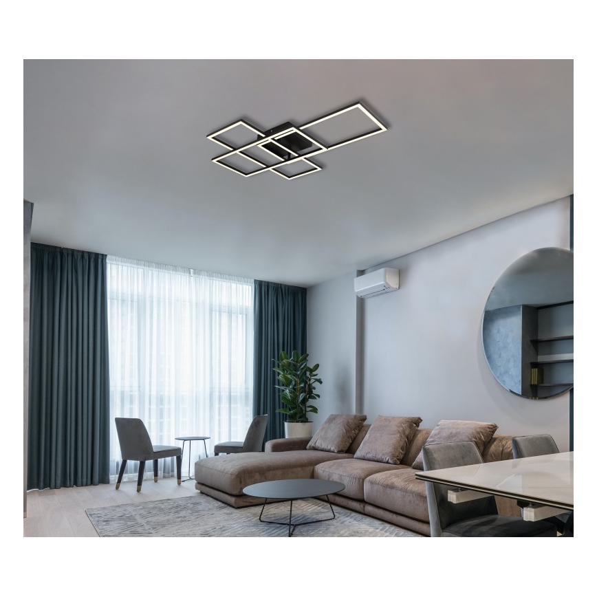 Globo - Himmennettävä LED-kattovalaisin LED/40W/230V 2700-6500K 51x74 cm Wi-Fi Tuya + kauko-ohjaus