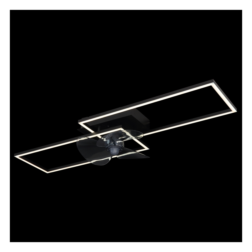 Globo - himmennettävä LED-kattovalaisin tuulettimella LED/38W/230V 3000-6500K + kaukosäädin