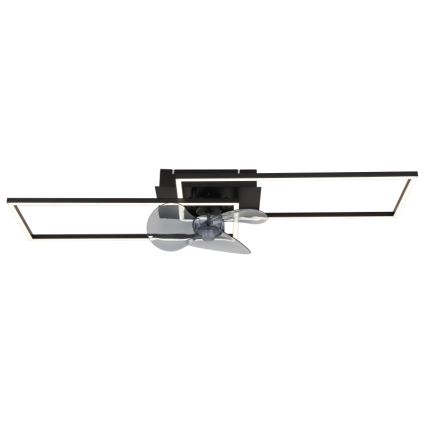 Globo - himmennettävä LED-kattovalaisin tuulettimella LED/38W/230V 3000-6500K + kaukosäädin