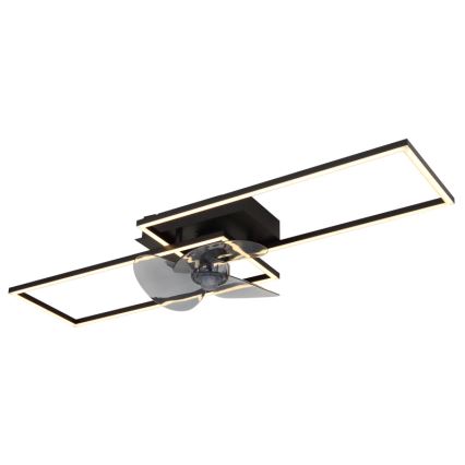 Globo - himmennettävä LED-kattovalaisin tuulettimella LED/38W/230V 3000-6500K + kaukosäädin