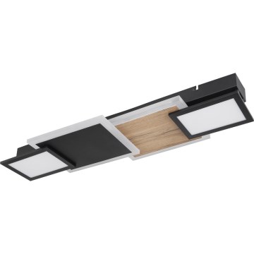 Globo 67279-30 - LED-kattovalaisin CAROLINE LED/30W/230V 25x71,5 cm beige/musta