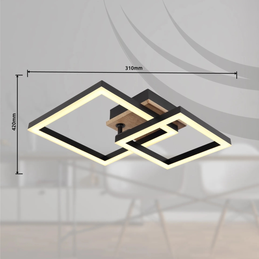 Globo - LED-kattovalaisin LED/15W/230V 3000K
