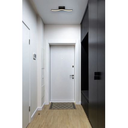 Globo - Kiinteä LED-kattokruunu LED/6W/230V 3000K musta