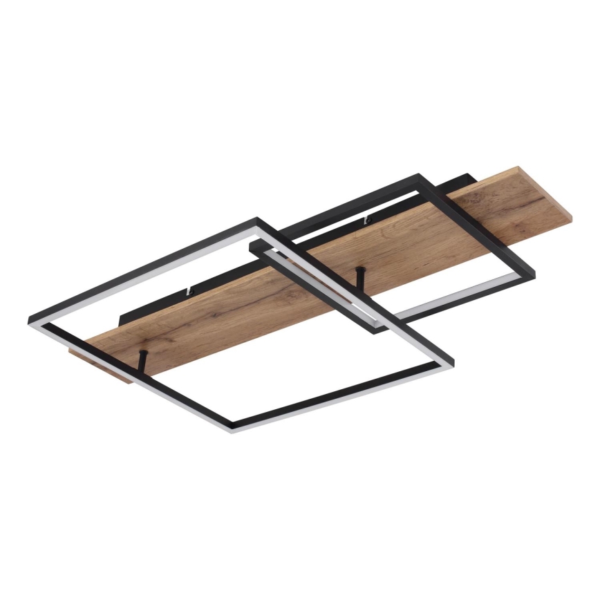Globo 67289D1 - LED-kattovalaisin VANNI LED/24W/230V 40x75 cm ruskea/musta