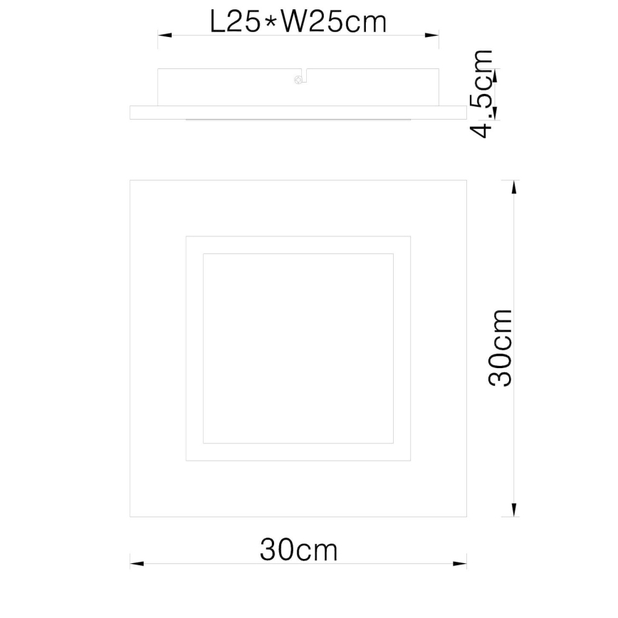 Globo - LED-kattovalaisin LED/12W/230V