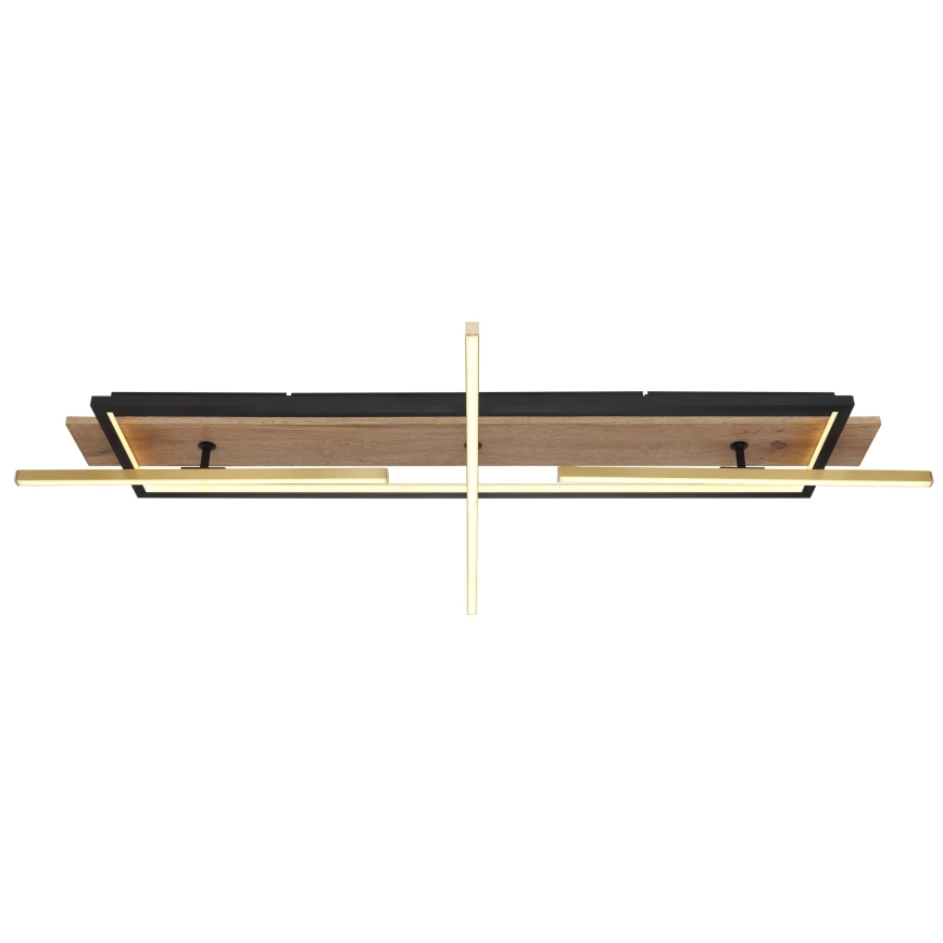 Globo 67296D2 - BEATRIX LED-kattovalaisin, 48 W, 230 V, 60,5 x 100 cm, ruskea