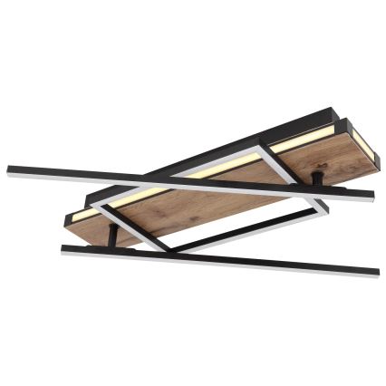 Globo 67299D3 - LED-kattovalaisin COLLI LED/40W/230V 88x120 cm beige/musta