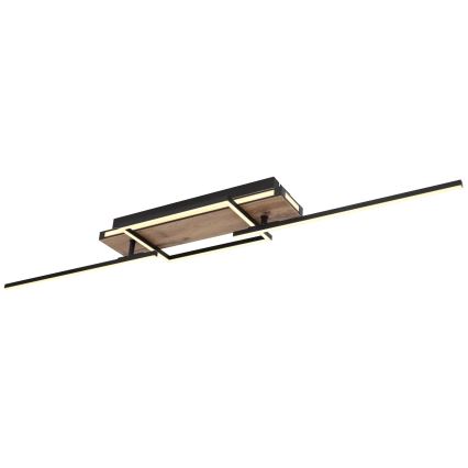 Globo 67299D3 - LED-kattovalaisin COLLI LED/40W/230V 88x120 cm beige/musta
