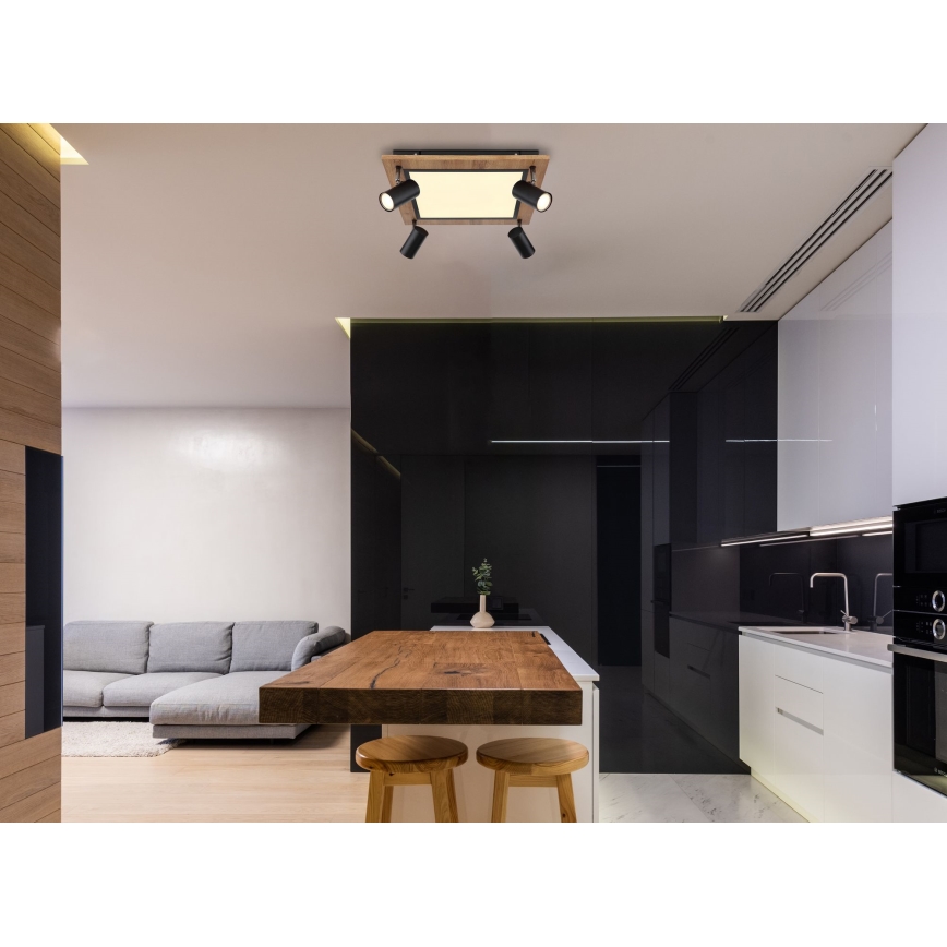 Globo - LED-kohdevalaisin 4xGU10/5W/230V + LED/24W/230V