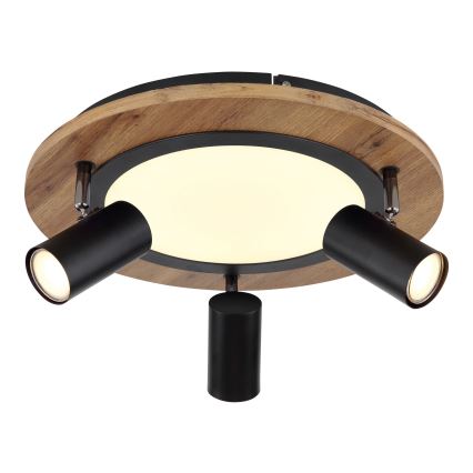 Globo - LED-kohdevalaisin 3xGU10/5W/230V + LED/15W/230V