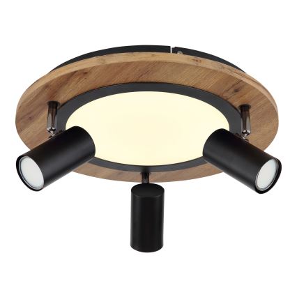 Globo - LED-kohdevalaisin 3xGU10/5W/230V + LED/15W/230V