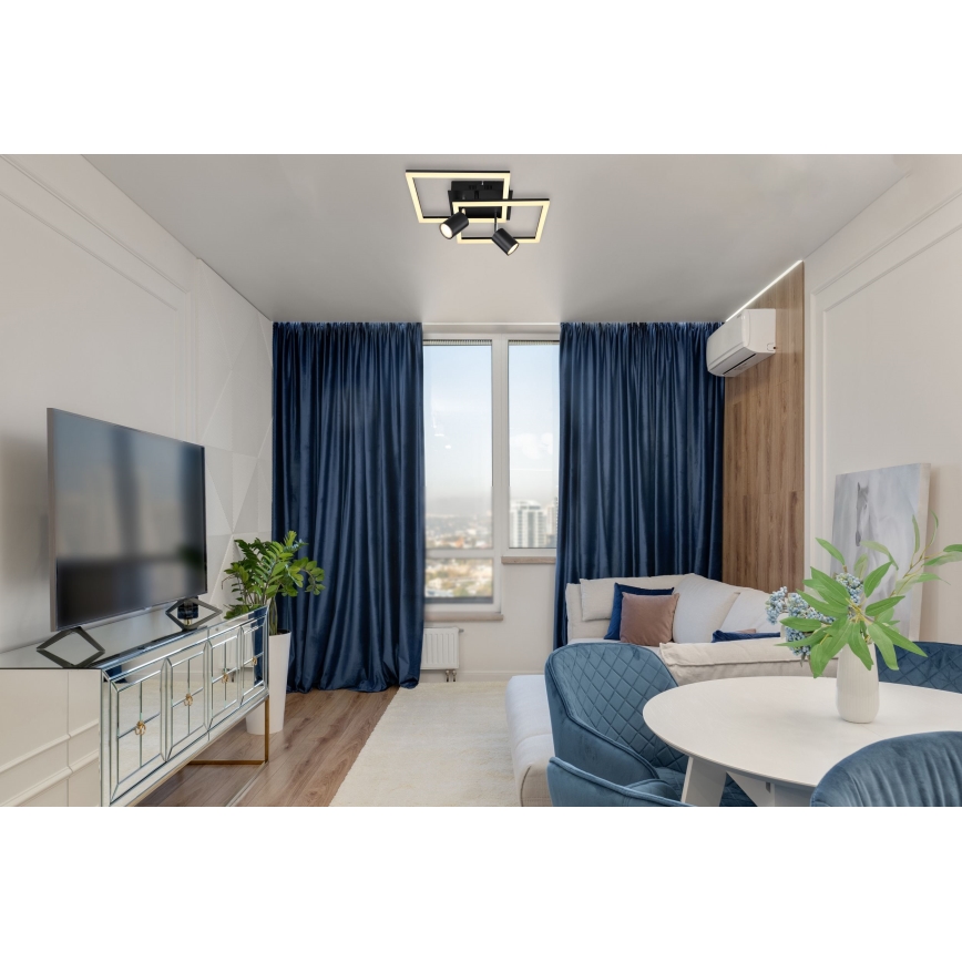 Globo - LED-kattovalaisin 2xLED/18W/230V + 2xGU10/35W/230V
