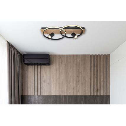 Globo - LED-kattovalaisin 2xLED/18W/230V + 2xGU10/35W/230V