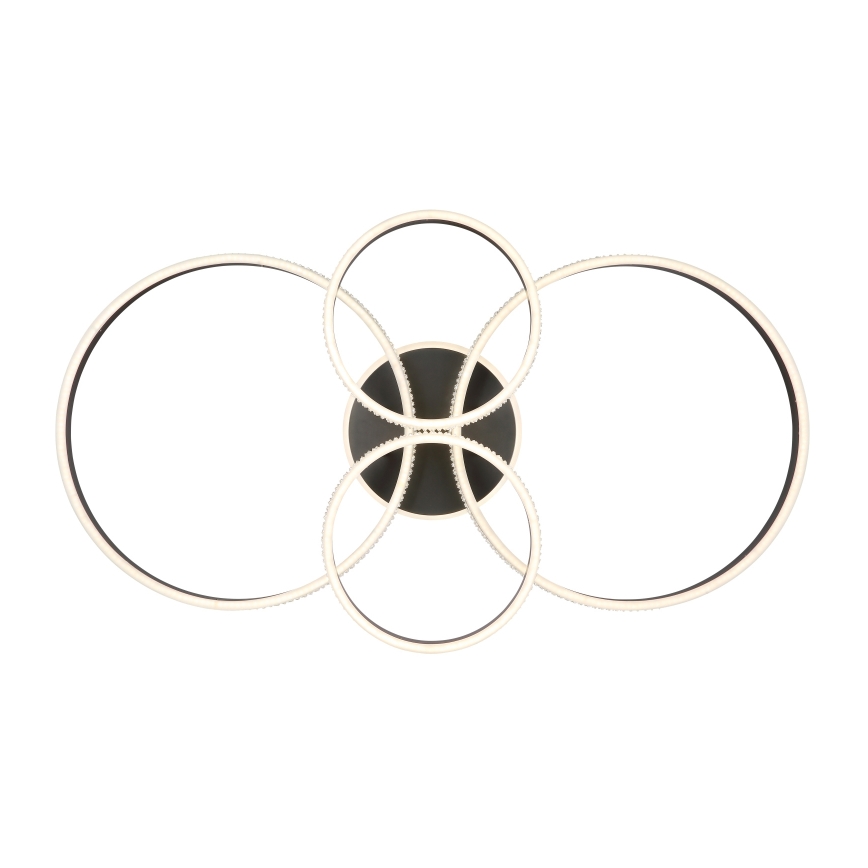 Globo - LED-kattovalaisin LED/39W/230V 2700/4500/6500K 106x60 cm antrasiitti
