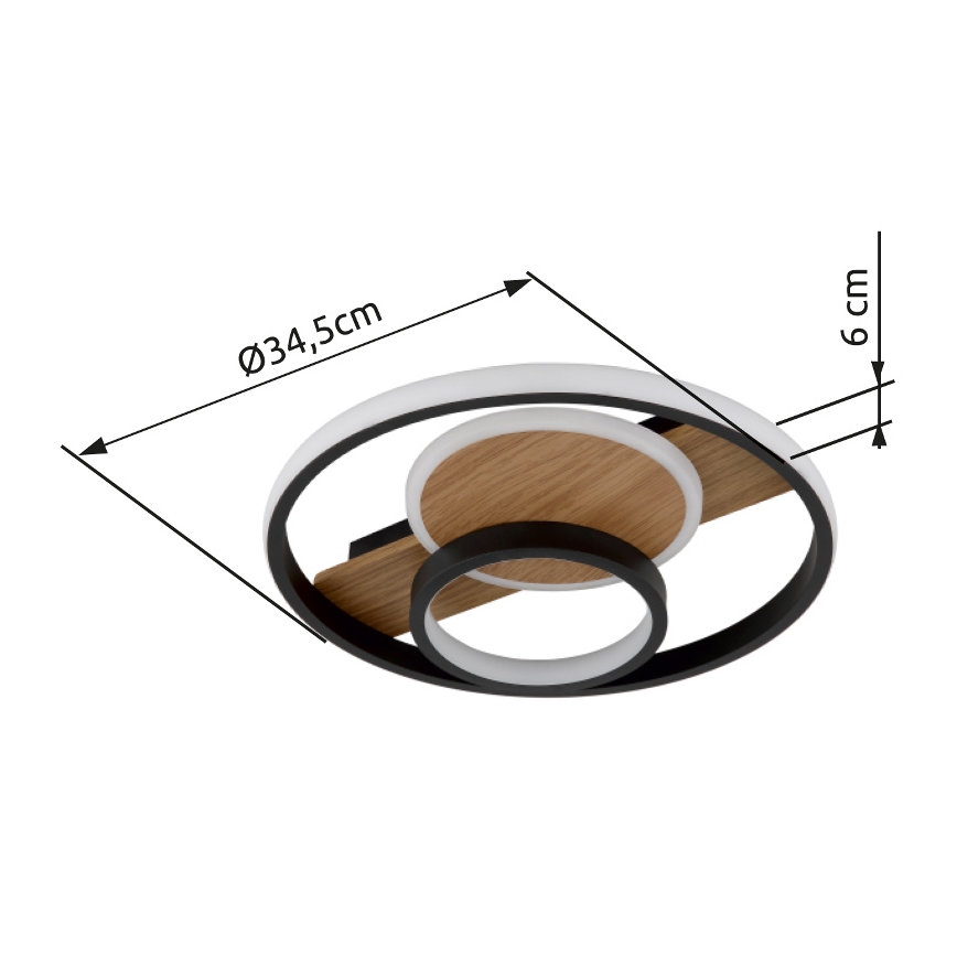 Globo - LED-kattovalaisin LED/24W/230V