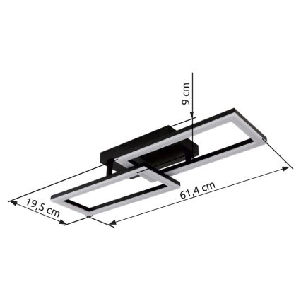 Globo - LED-kattovalaisin LED/20W/230V