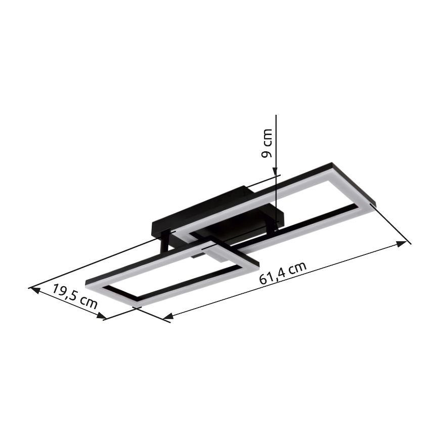 Globo - LED-kattovalaisin LED/20W/230V